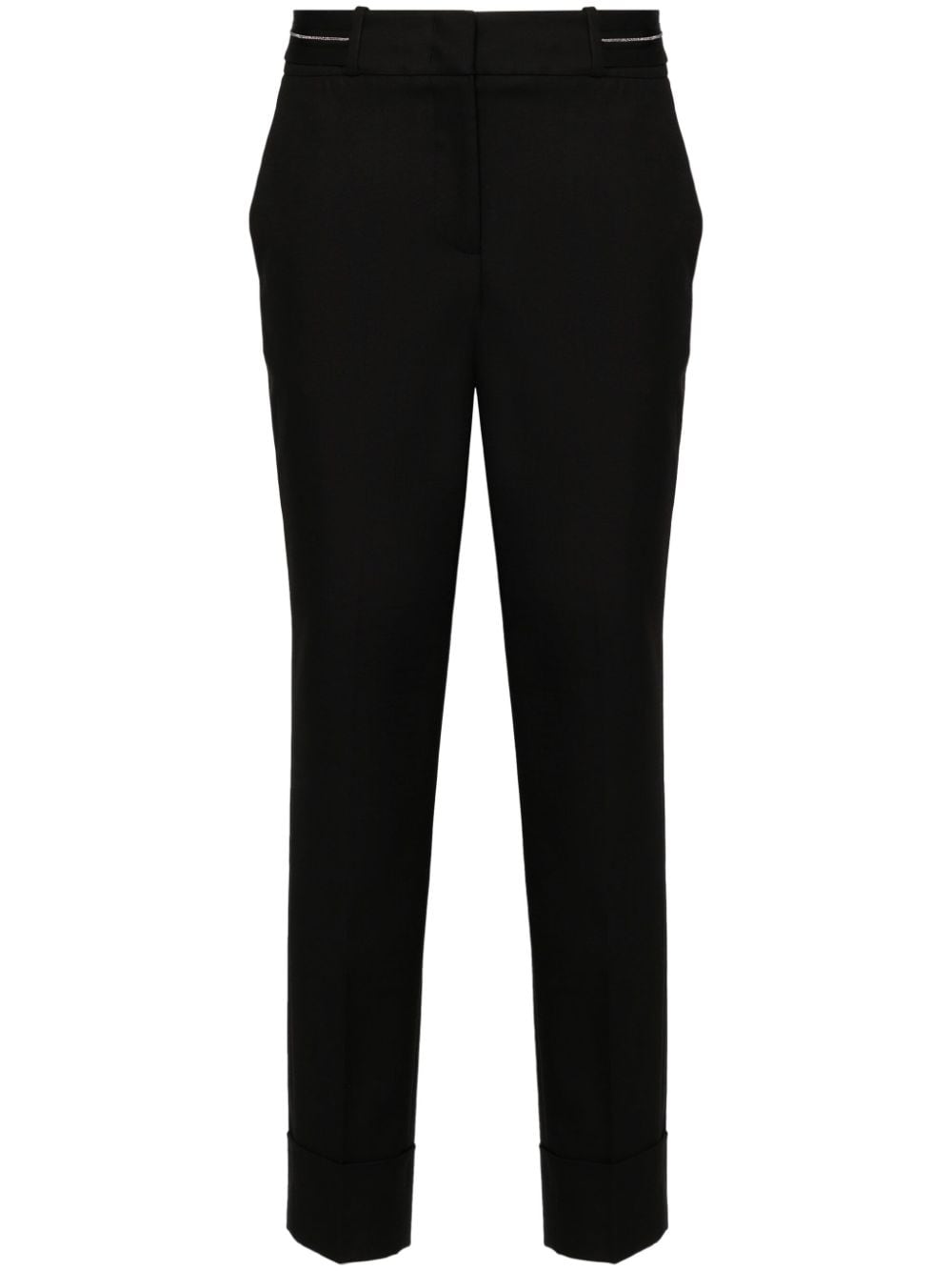 Peserico chain-detail tailored trousers - Black von Peserico