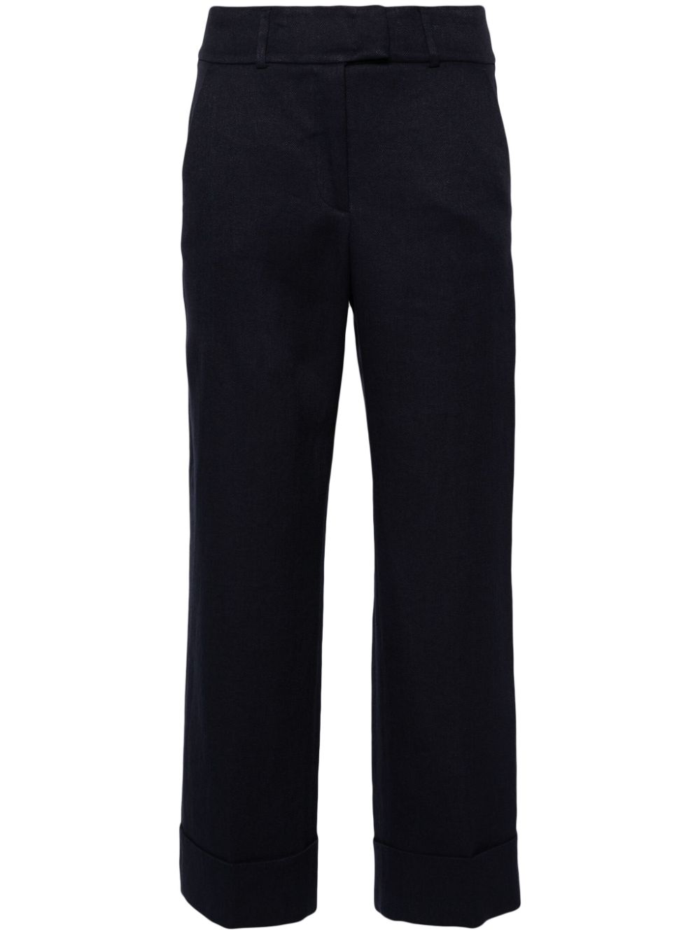 Peserico cropped straight-leg trousers - Blue von Peserico