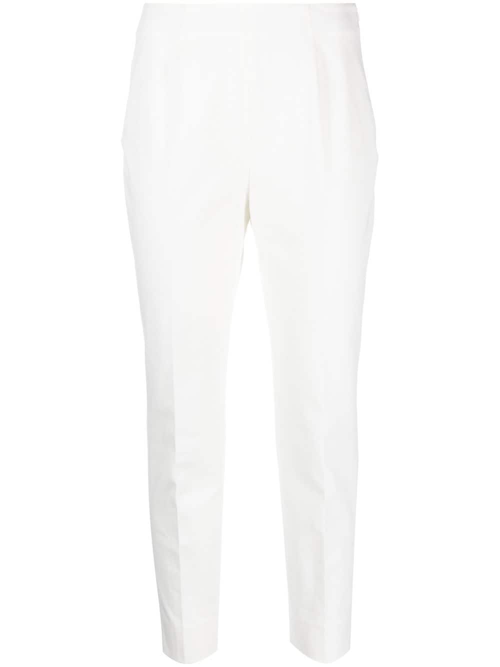 Peserico cropped tapered-leg trousers - White von Peserico