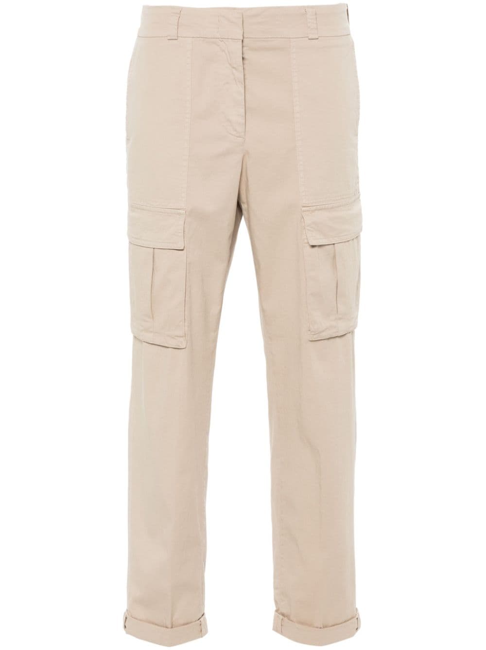 Peserico cropped tapered trousers - Neutrals von Peserico