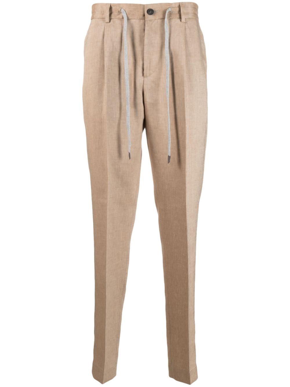 Peserico drawstring tapered trousers - Neutrals von Peserico