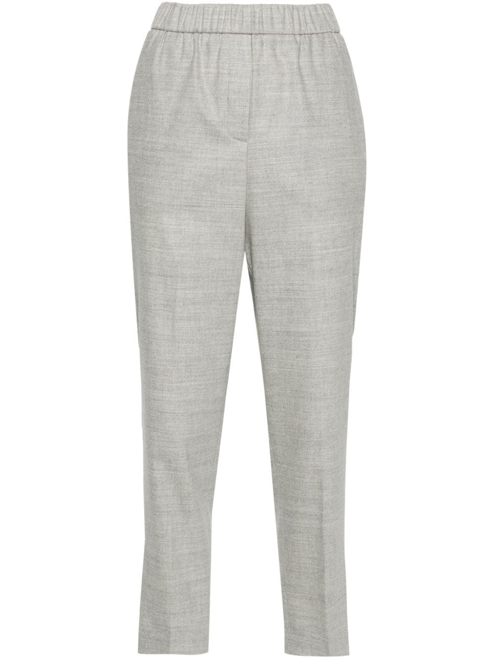 Peserico fine-knit mélange tailored trousers - Grey von Peserico