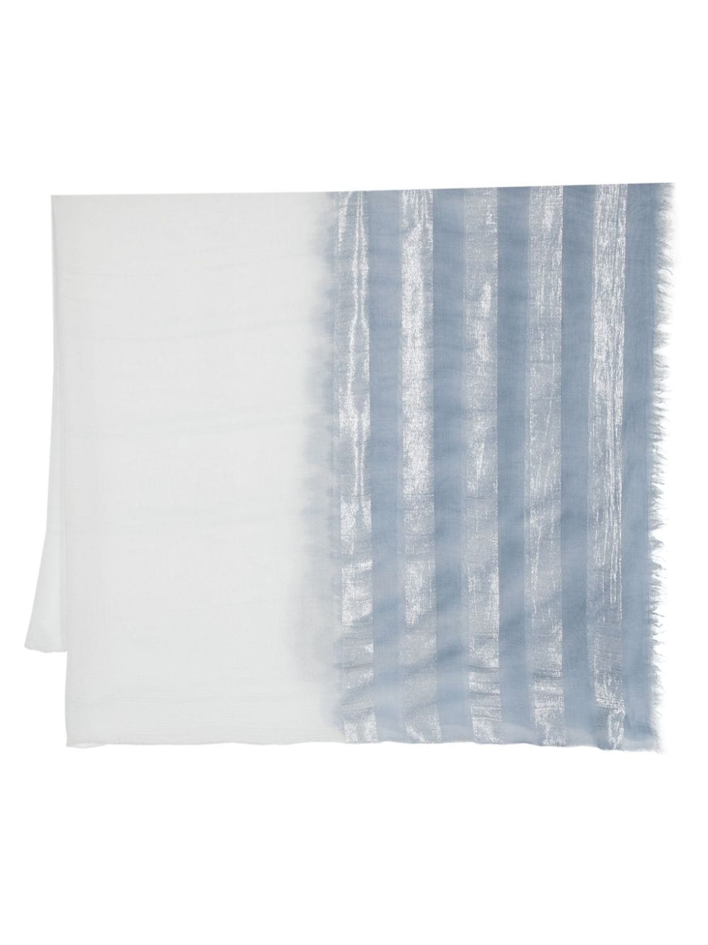 Peserico frayed scarf - Blue von Peserico