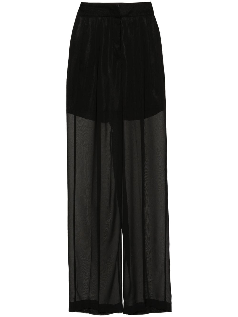 Peserico high-waist palazzo pants - Black von Peserico