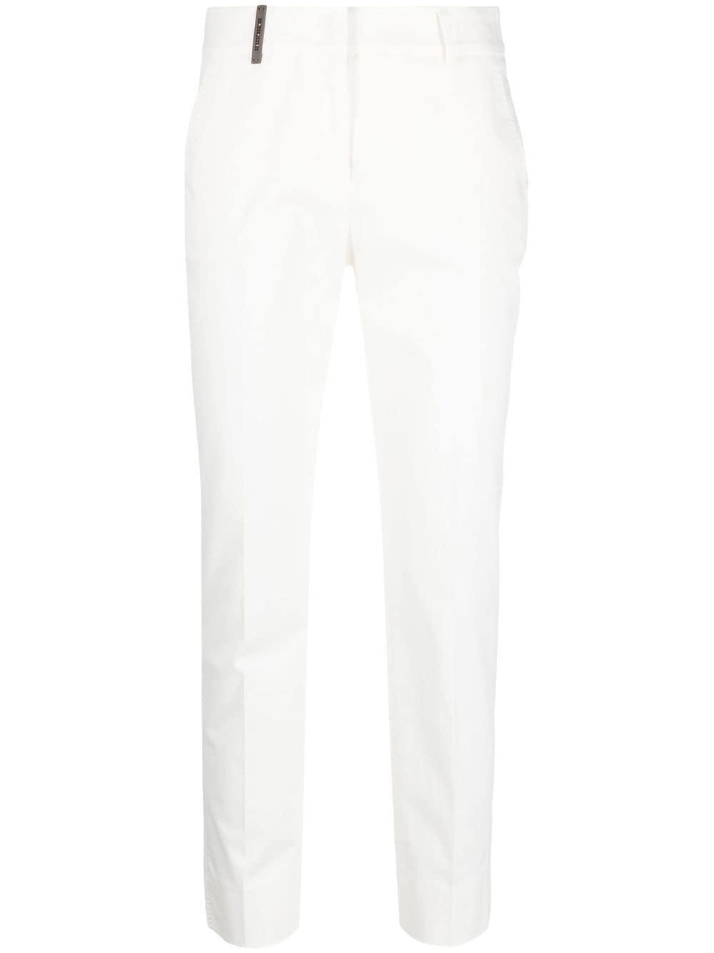 Peserico high-waist tailored trousers - White von Peserico