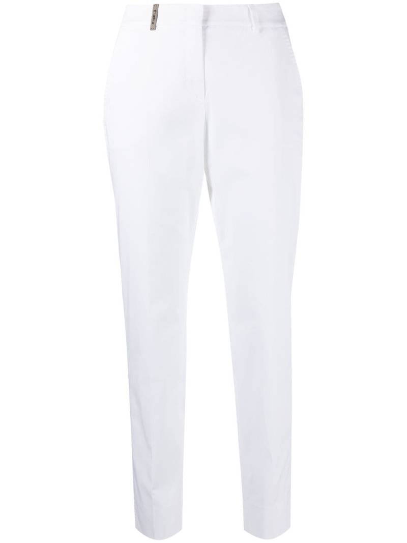 Peserico high-waisted tapered trousers - White von Peserico
