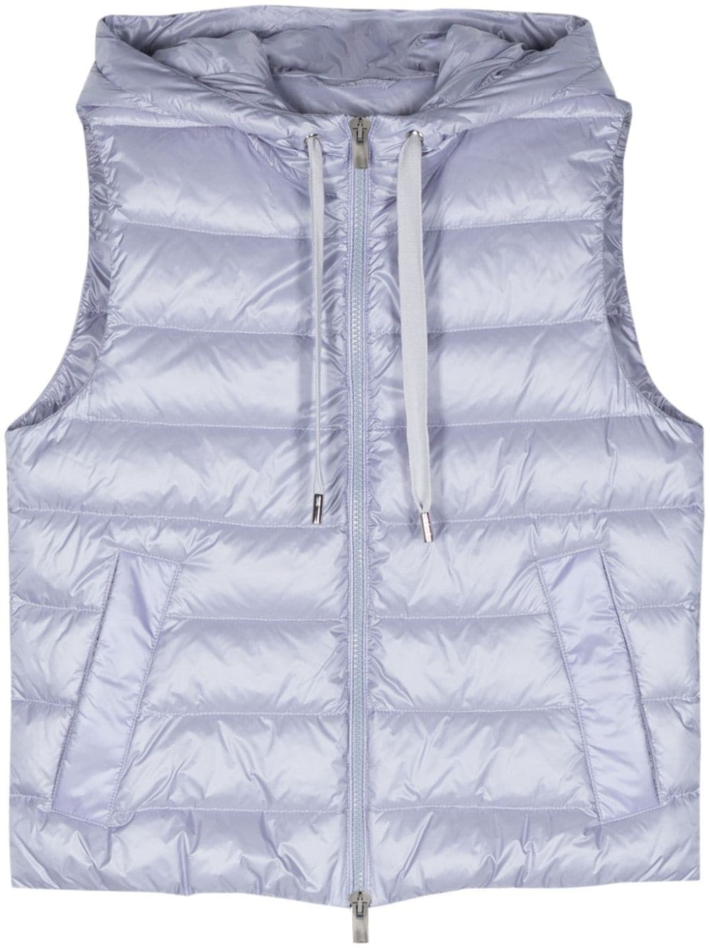 Peserico hooded padded gilet - Blue von Peserico