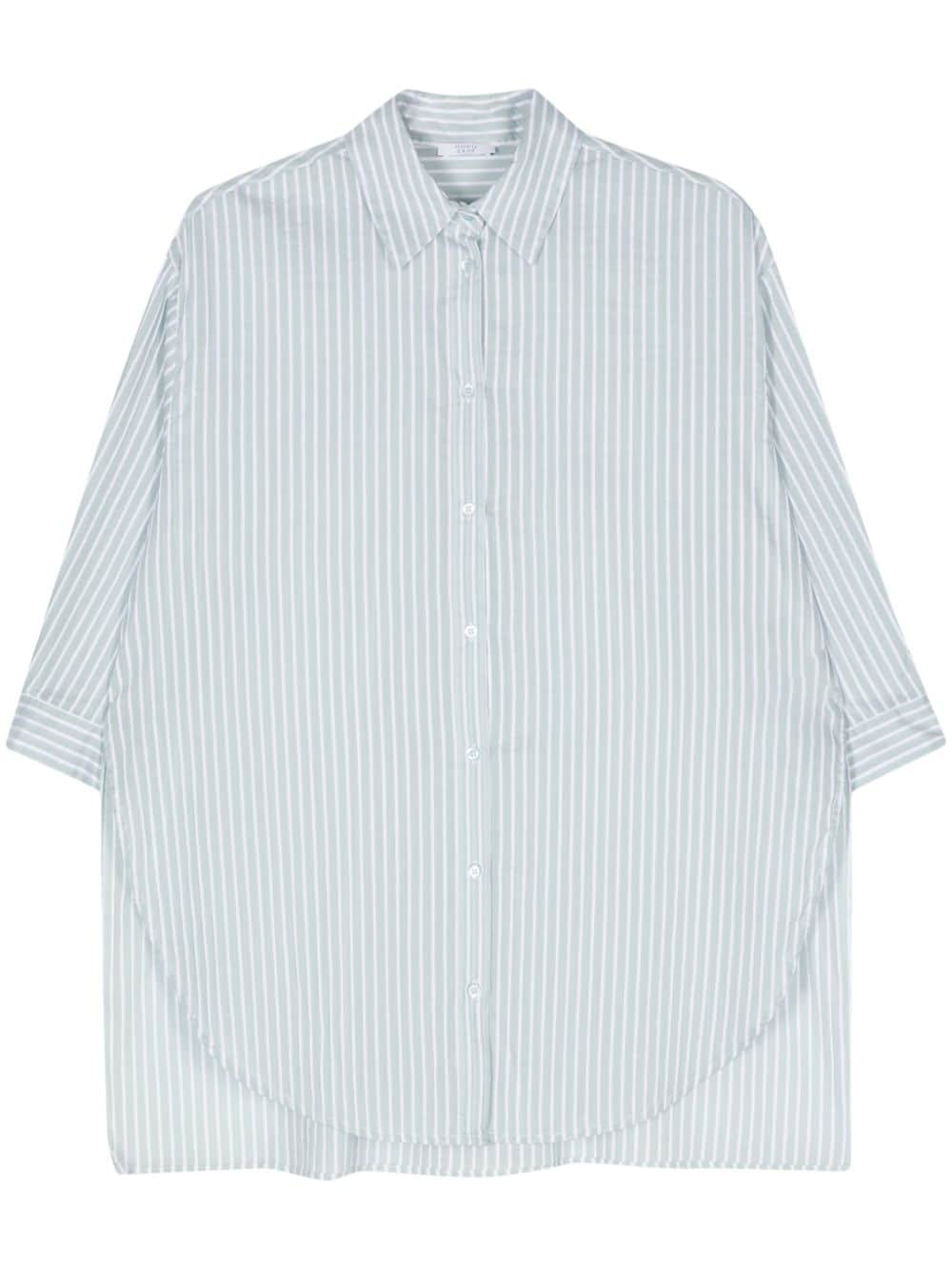 Peserico long-sleeves striped shirt - Green von Peserico