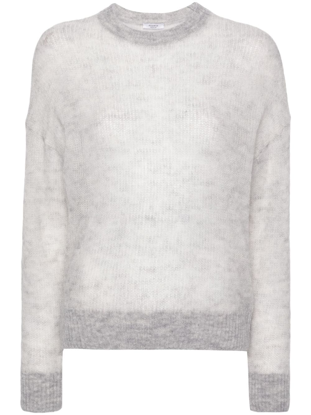 Peserico mélange open-knit jumper - Grey von Peserico