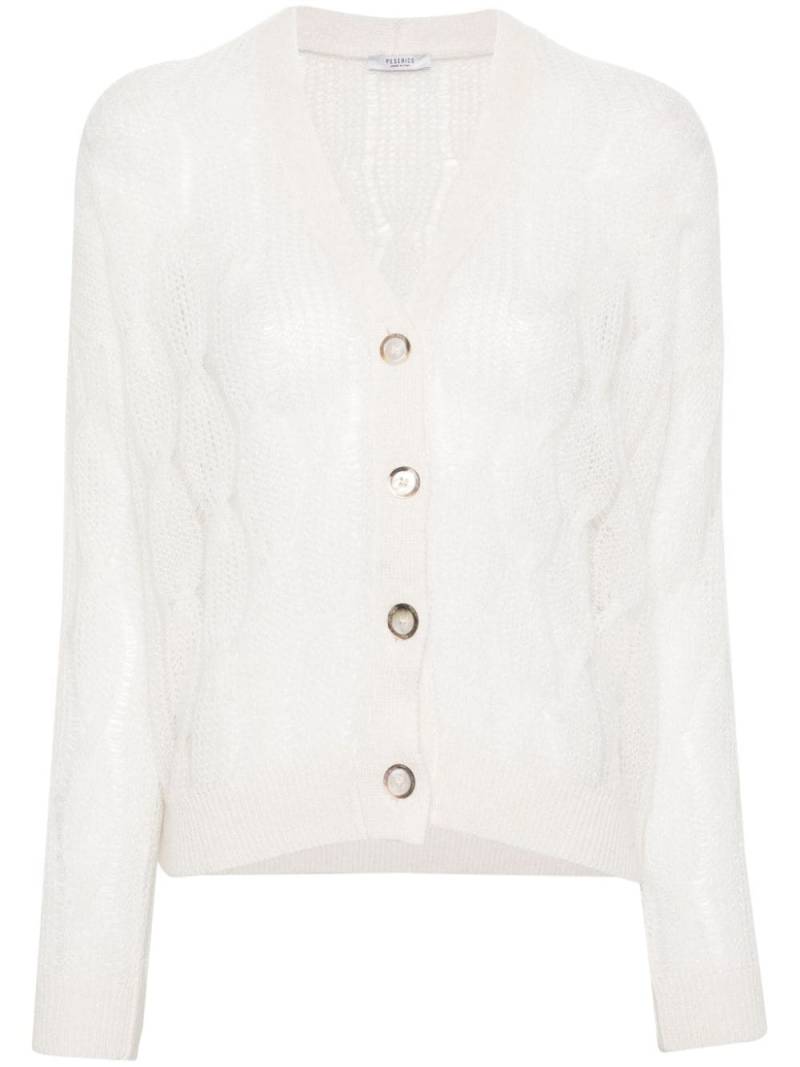 Peserico metallic-threading cardigan - White von Peserico