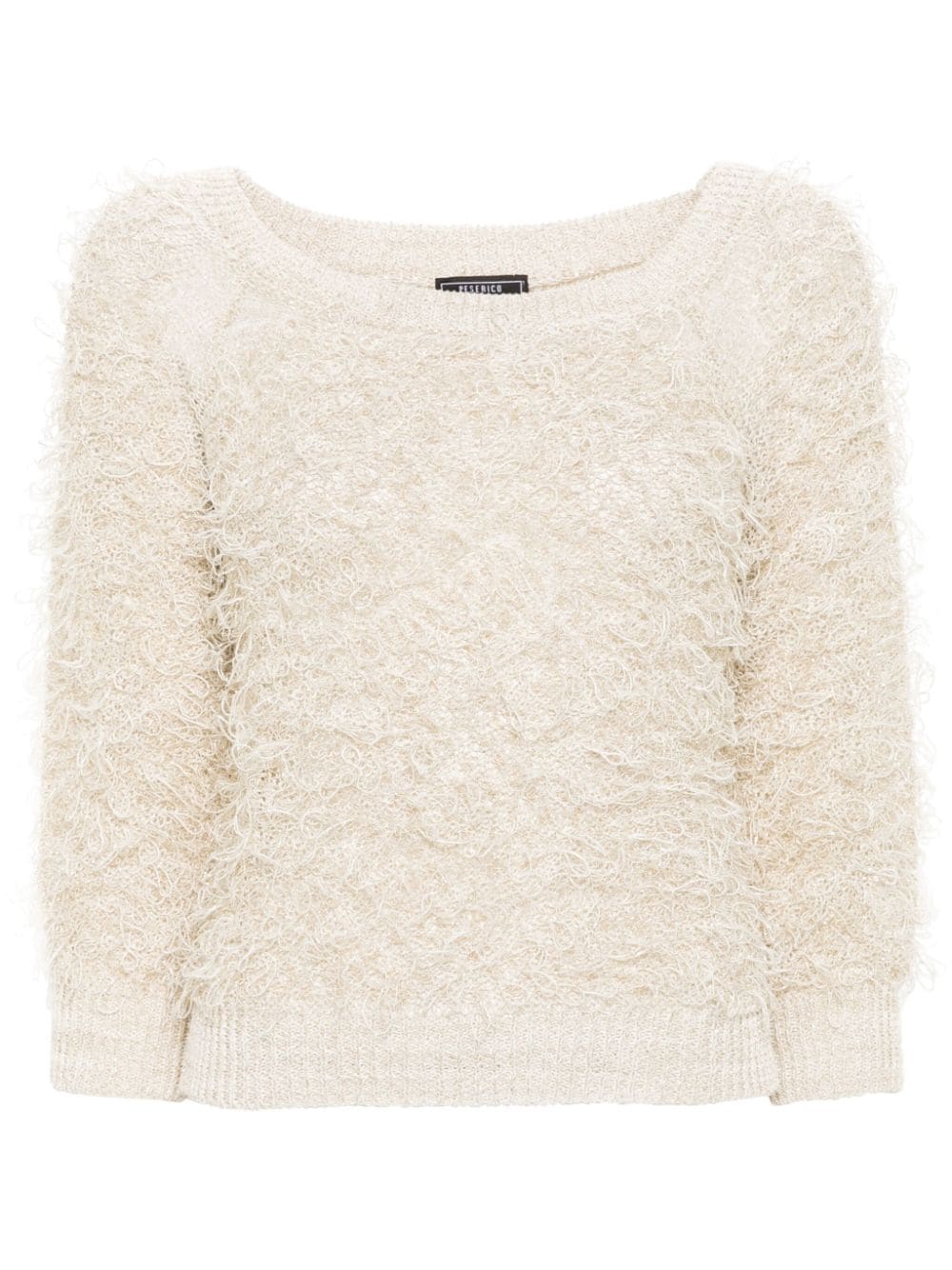 Peserico metallic-threading jumper - Neutrals von Peserico