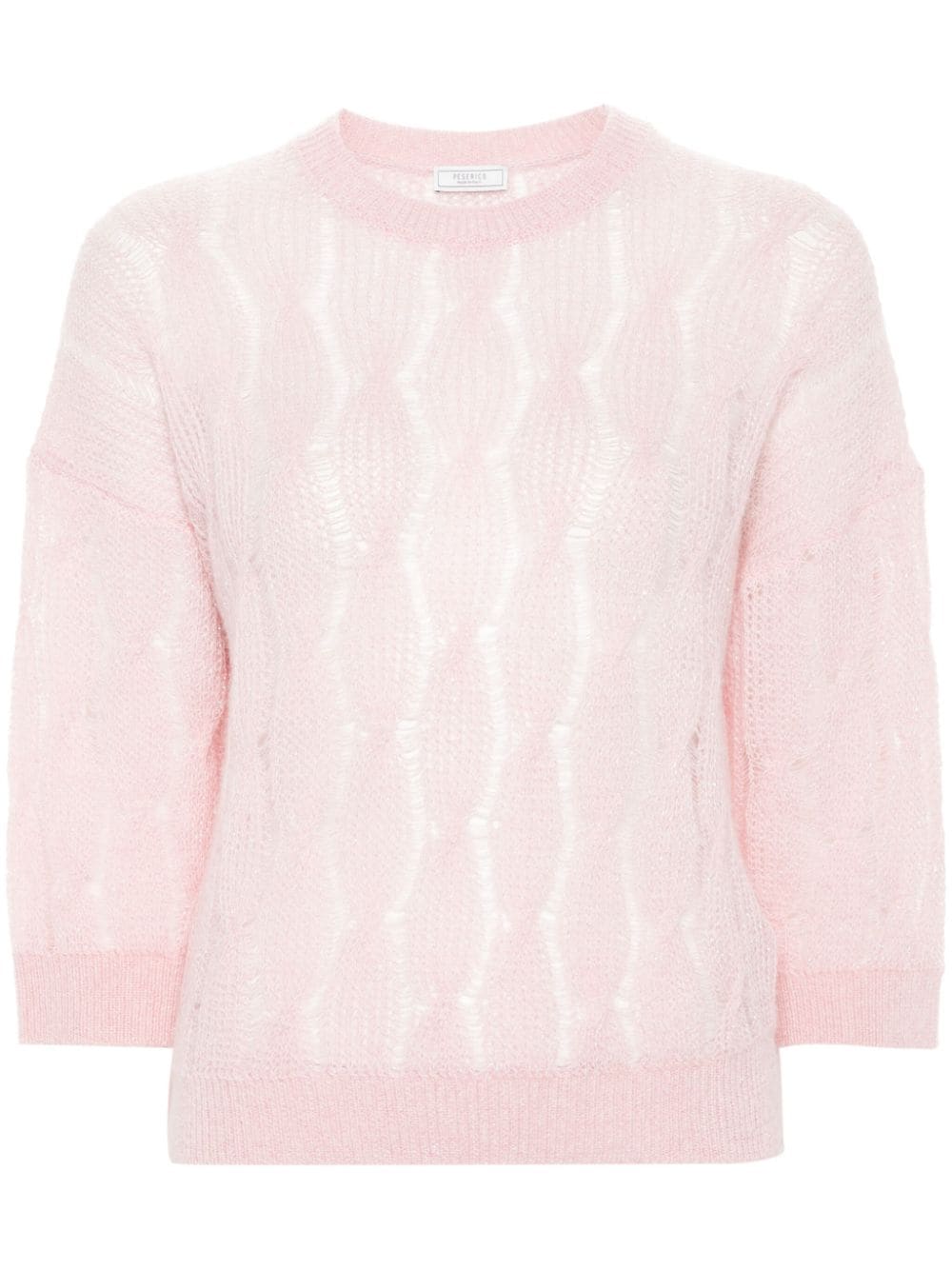 Peserico metallic-threading jumper - Pink von Peserico