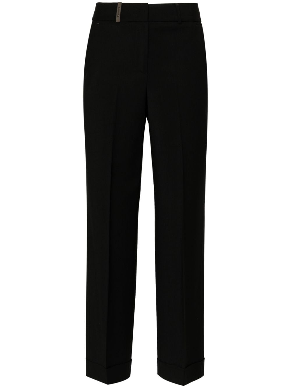 Peserico patch-detail tailored trousers - Black von Peserico
