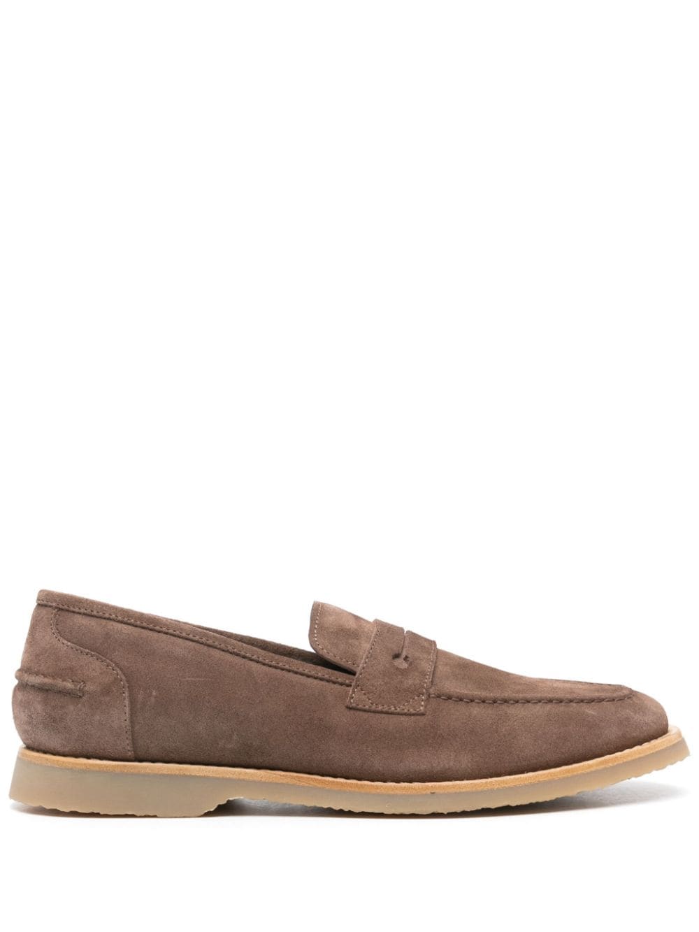 Peserico penny-slot suede loafers - Brown von Peserico