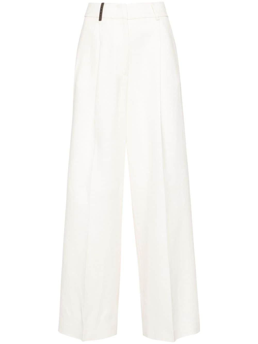 Peserico pleat-detail trousers - Neutrals von Peserico