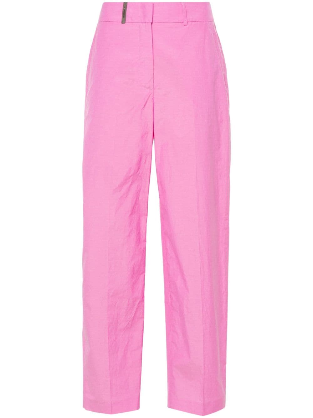 Peserico pressed-crease straight trousers - Pink von Peserico