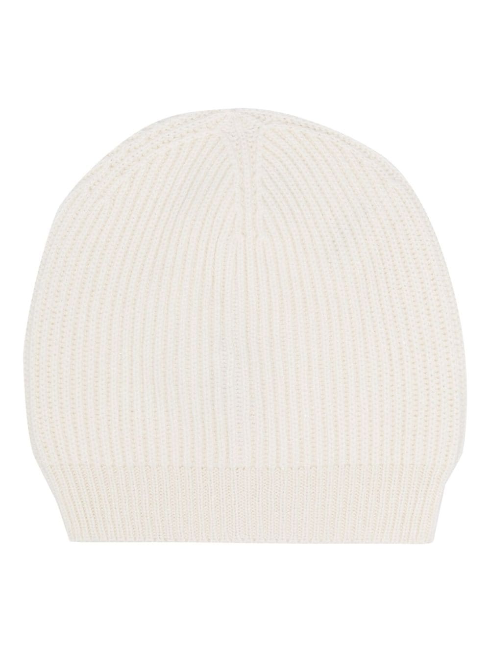 Peserico ribbed-knit pull-on beanie - White von Peserico