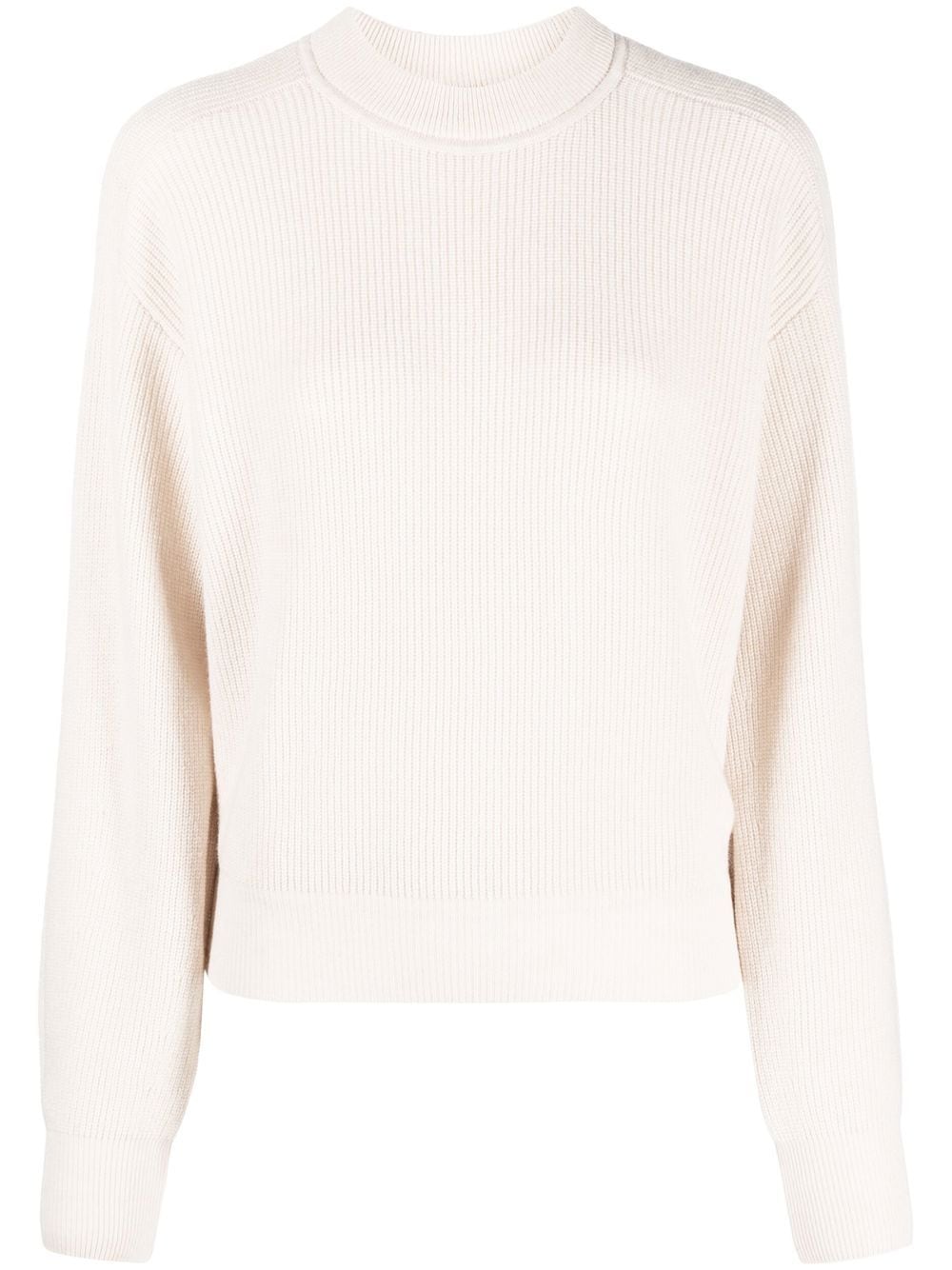 Peserico ribbed-knit wool-blend jumper - Neutrals von Peserico