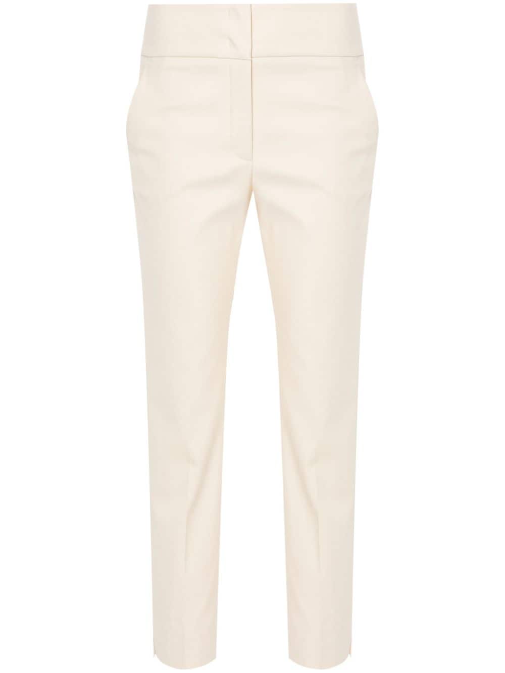 Peserico slim-fit cropped trousers - Neutrals von Peserico