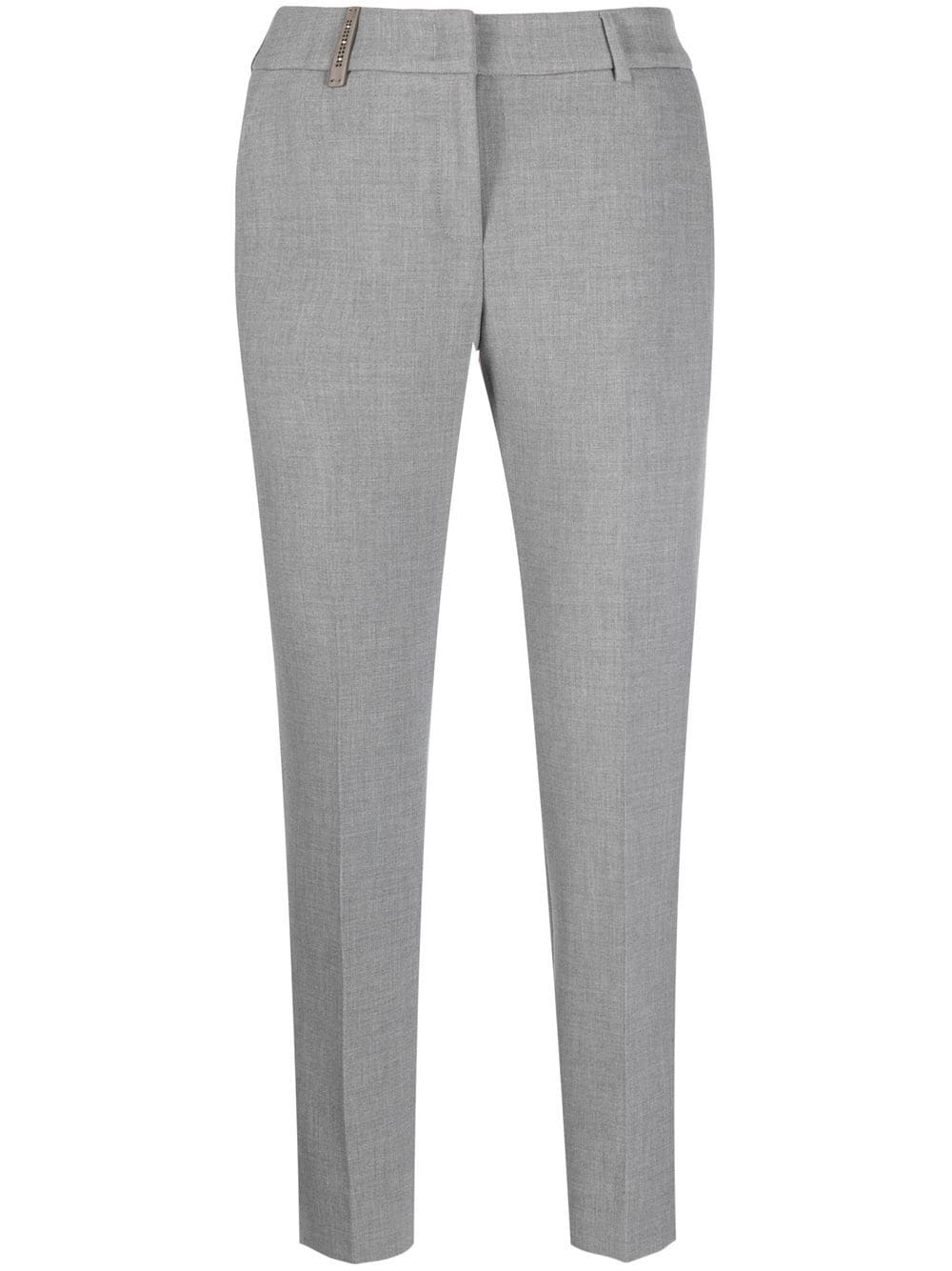 Peserico slim-fit tailored trousers - Grey von Peserico