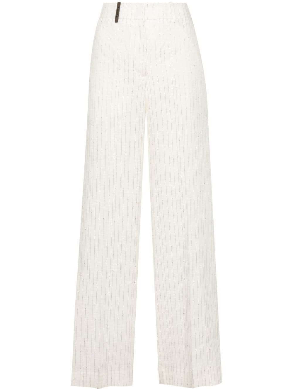 Peserico straight-leg tailored trousers - Neutrals von Peserico