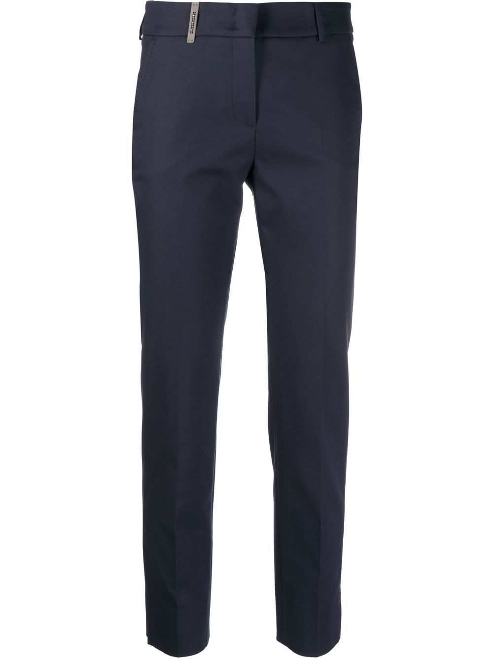 Peserico cropped slim-fit trousers - Blue von Peserico