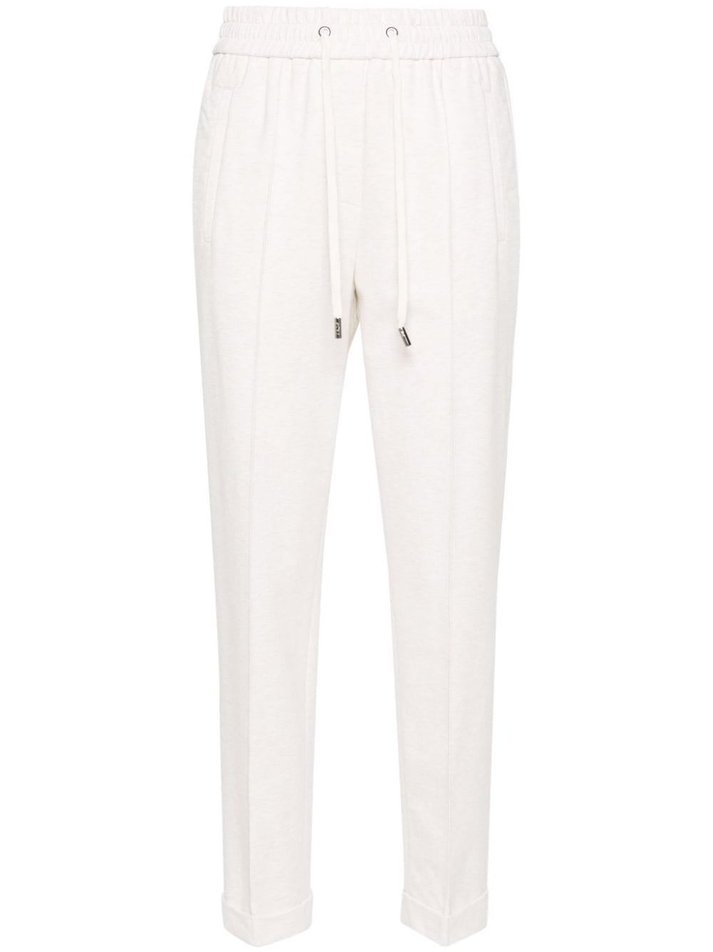 Peserico tapered cotton trousers - Neutrals