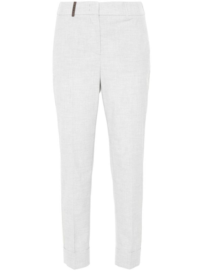 Peserico tapered tailored trousers - Grey von Peserico