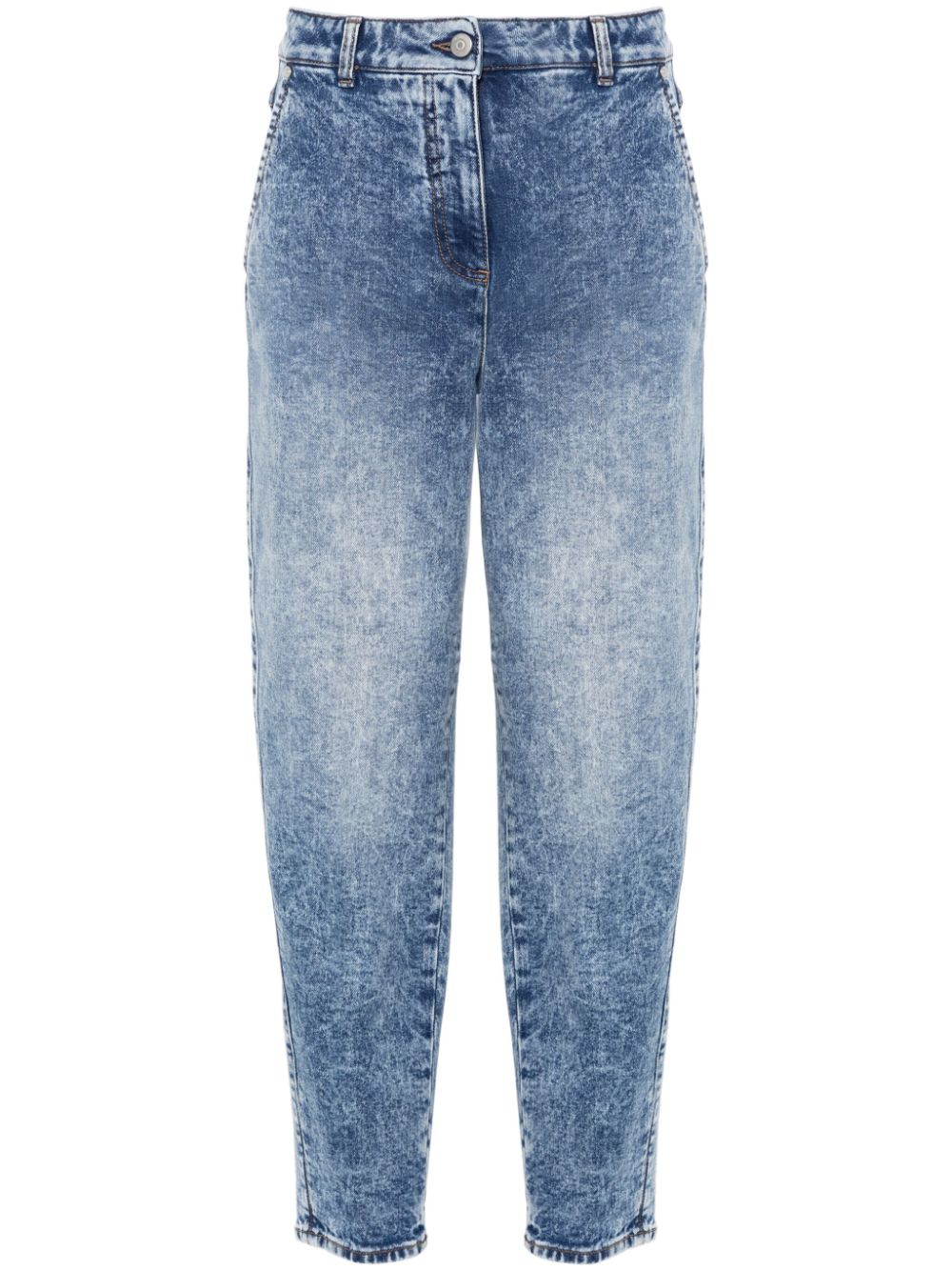 Peserico tapered washed jeans - Blue von Peserico
