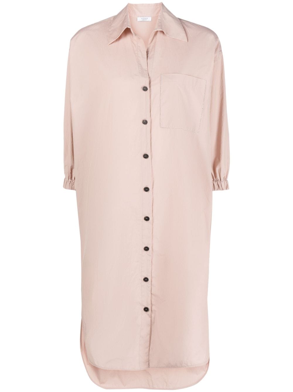 Peserico three-quarter-sleeve shirt dress - Pink von Peserico