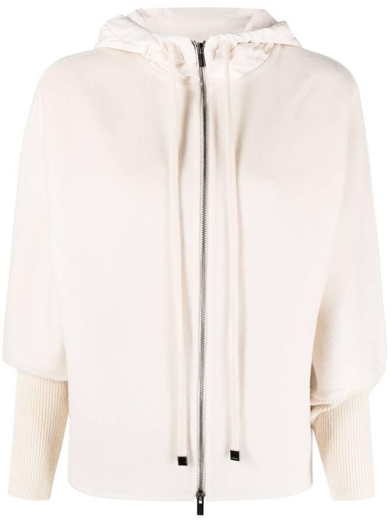 Peserico virgin wool hooded jacket - Neutrals von Peserico