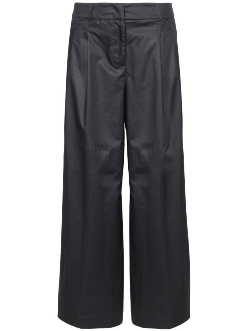 Peserico wide-leg cotton trousers - Grey von Peserico