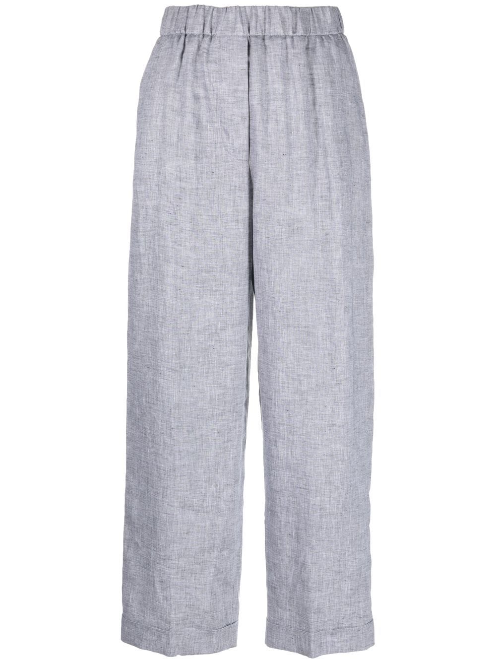 Peserico wide-leg linen trousers - Grey von Peserico