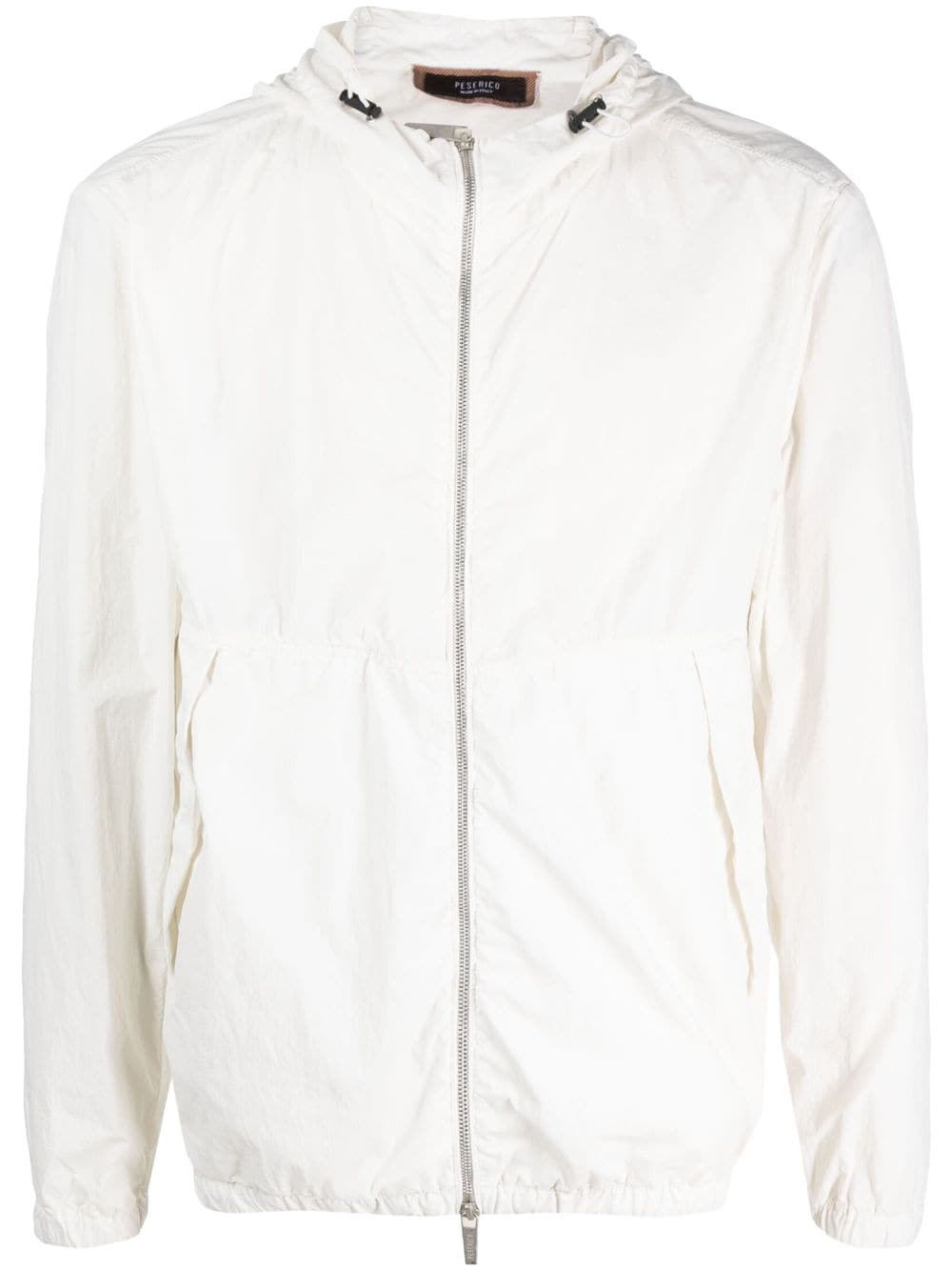 Peserico zip-fastening hooded jacket - White von Peserico
