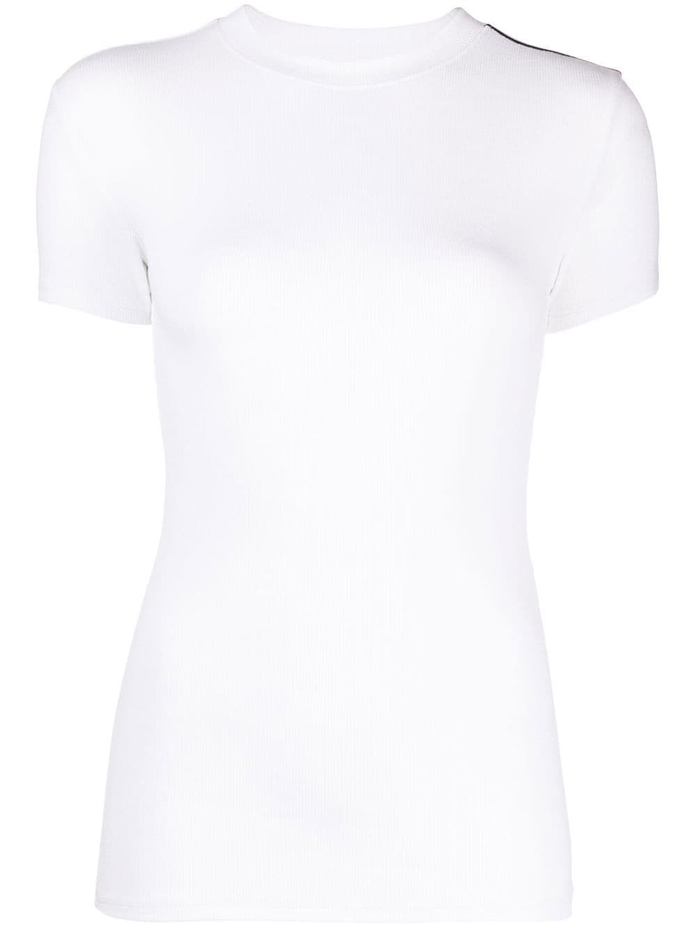 Peter Do contrast-trim short-sleeve T-shirt - White von Peter Do