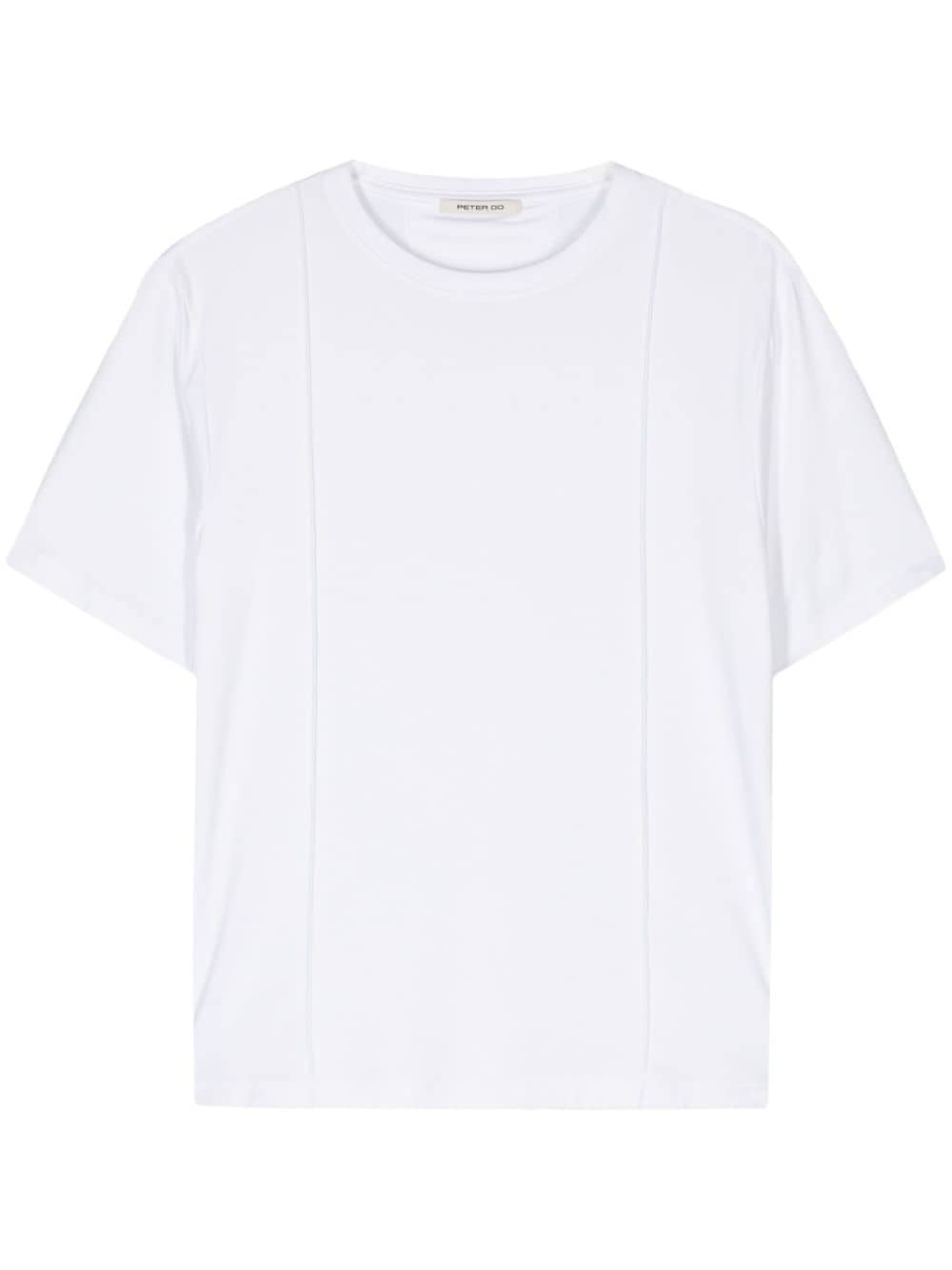 Peter Do creased crew-neck T-shirt - White von Peter Do
