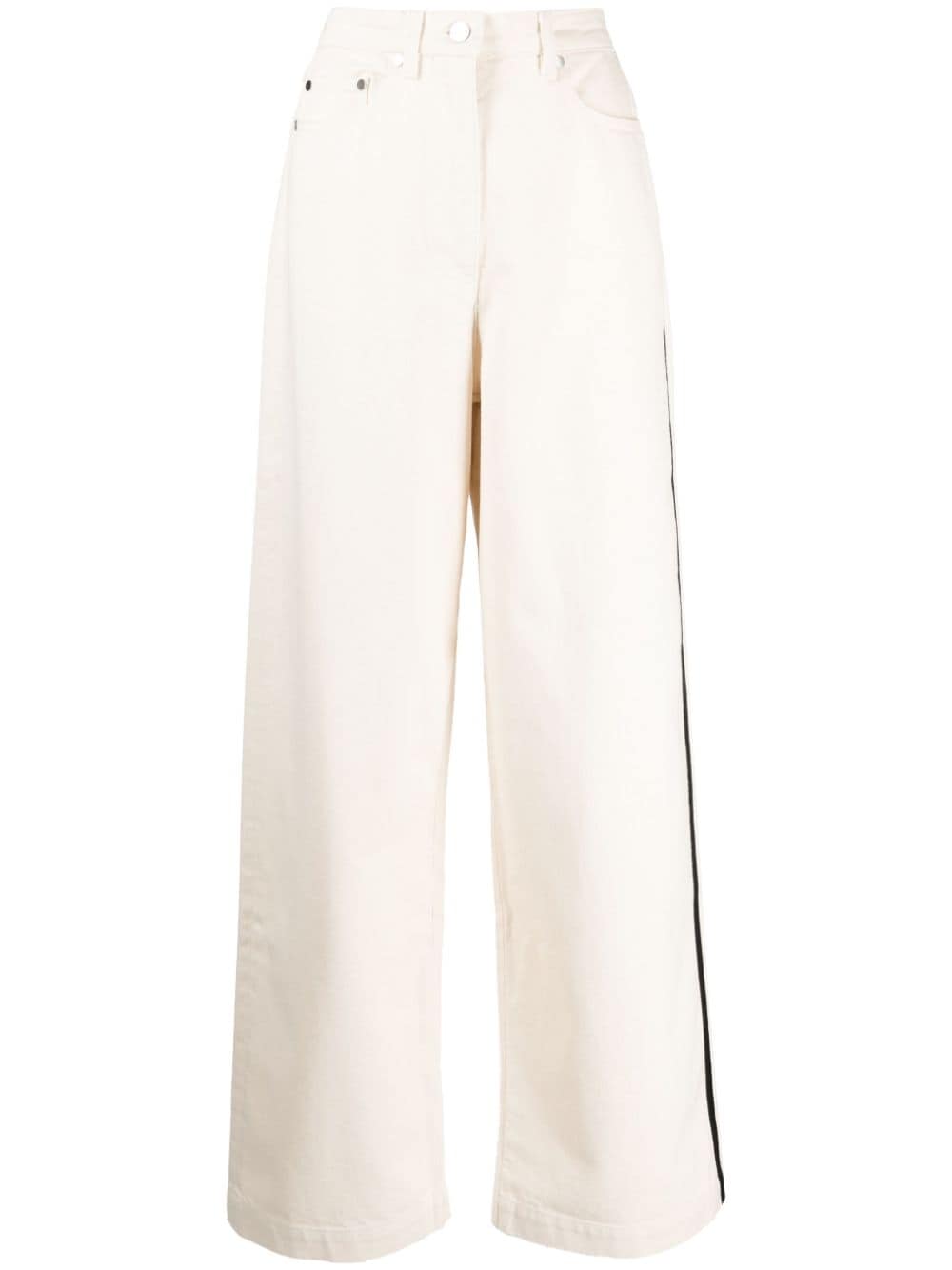 Peter Do high-rise wide-leg jeans - Neutrals von Peter Do