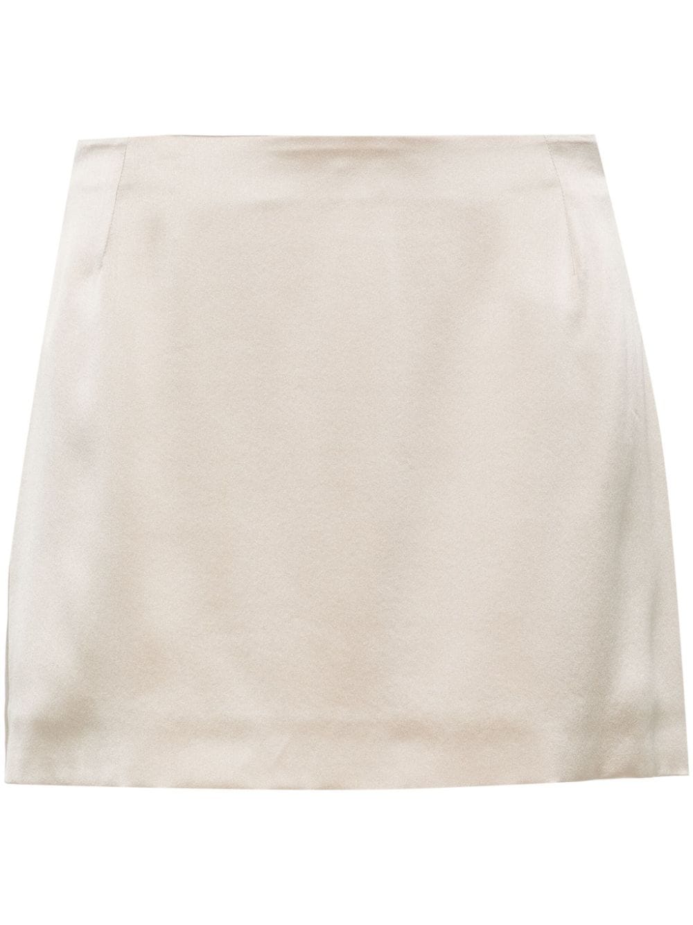 Peter Do silk A-line miniskirt - Silver von Peter Do