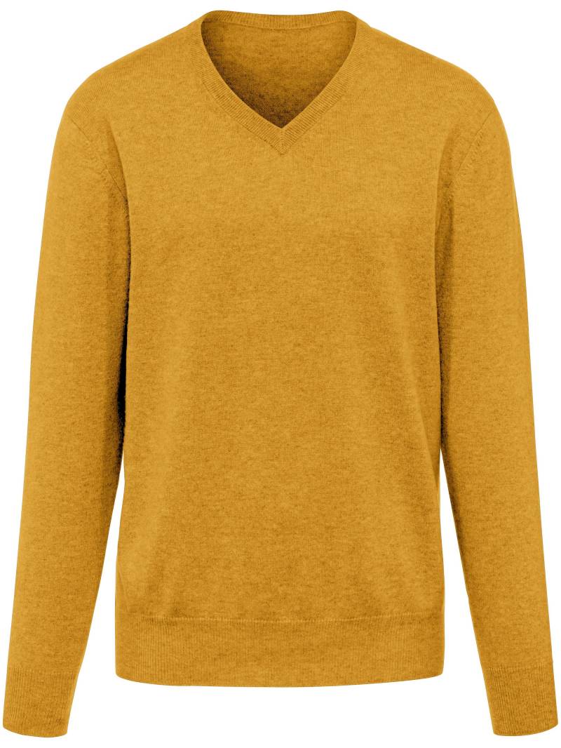 V-Pullover aus 100% Premium-Kaschmir Peter Hahn Cashmere gelb Größe: 50 von Peter Hahn Cashmere