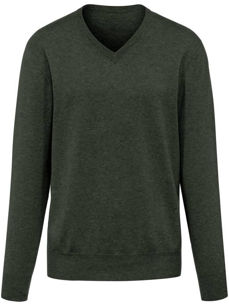 V-Pullover aus 100% Premium-Kaschmir Peter Hahn Cashmere grün Größe: 48 von Peter Hahn Cashmere