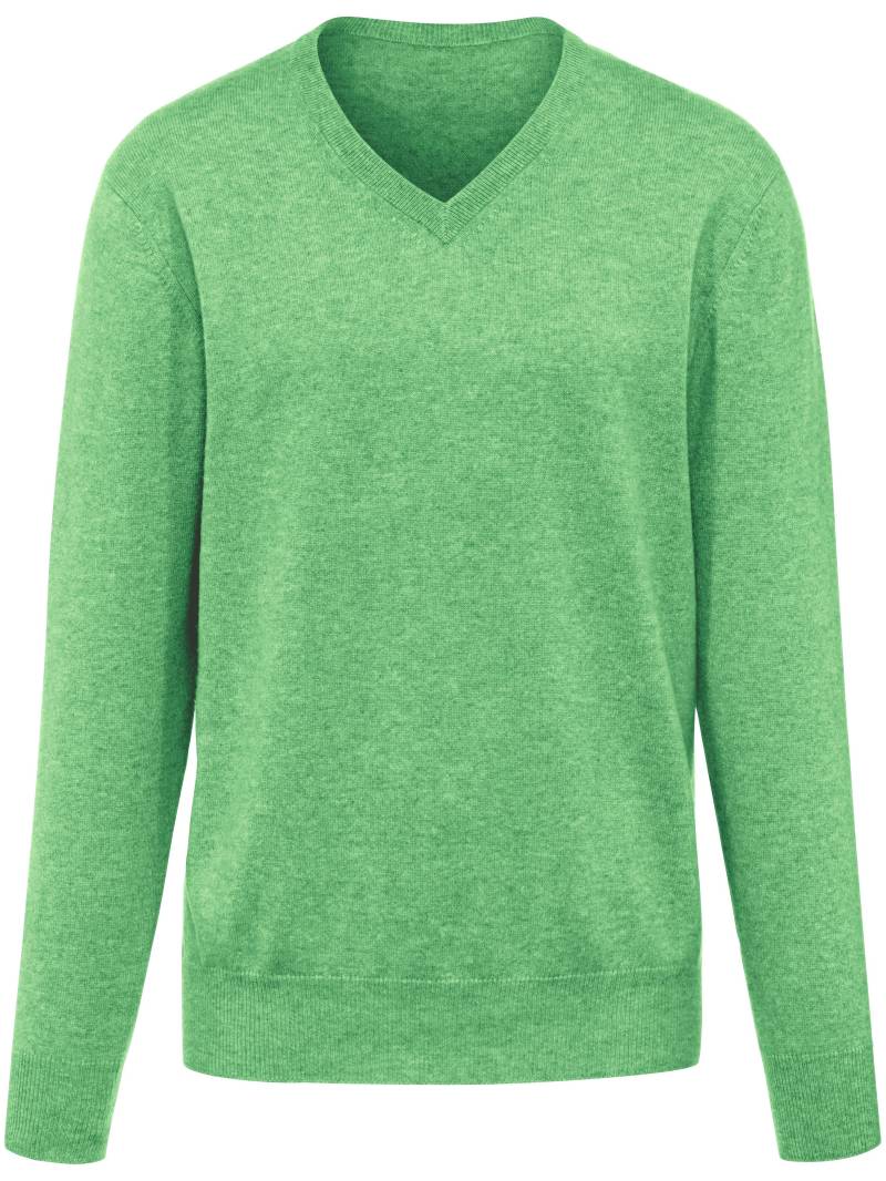 V-Pullover aus 100% Premium-Kaschmir Peter Hahn Cashmere grün Größe: 46 von Peter Hahn Cashmere