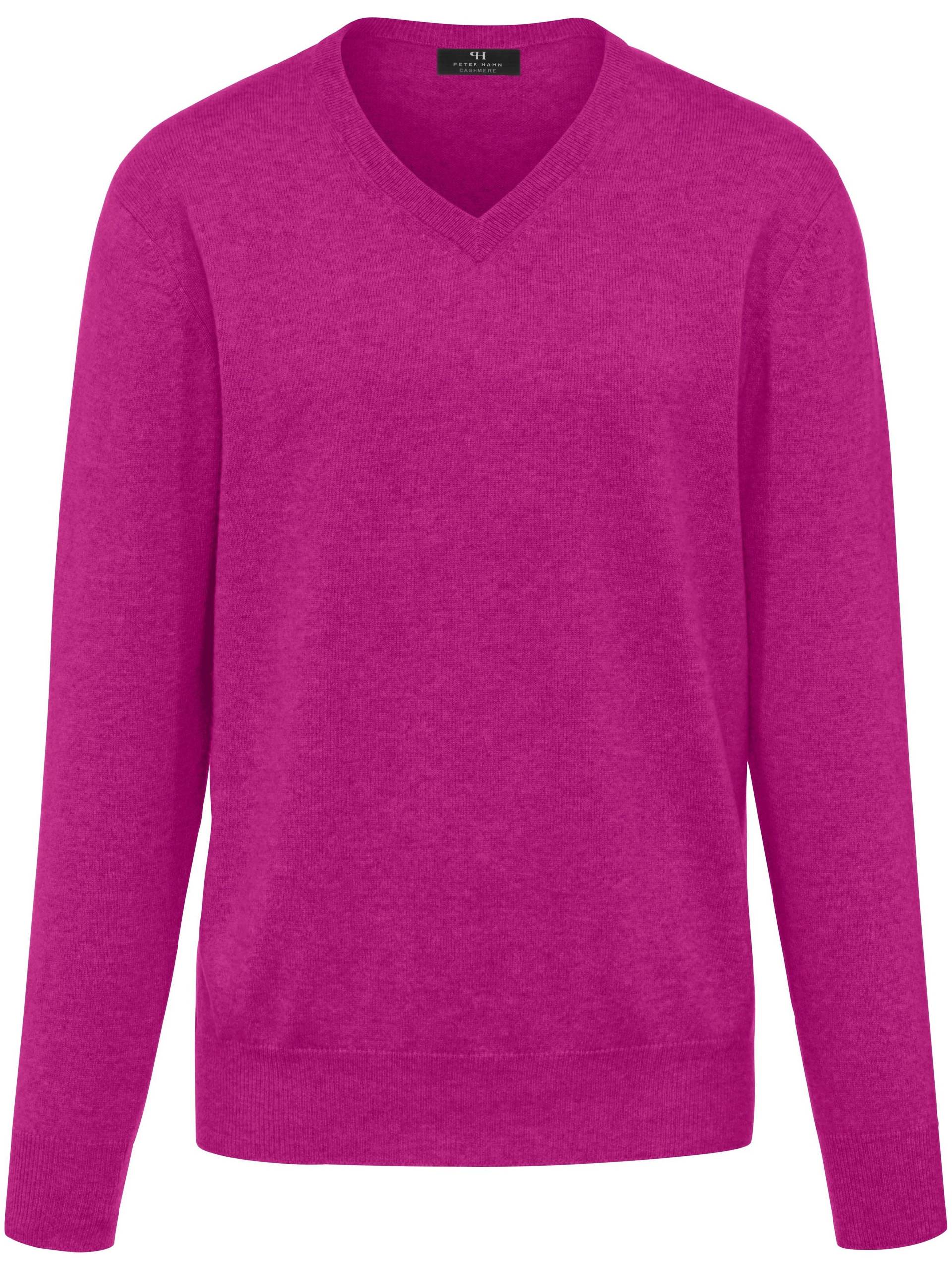 V-Pullover aus 100% Premium-Kaschmir Peter Hahn Cashmere pink Größe: 48 von Peter Hahn Cashmere