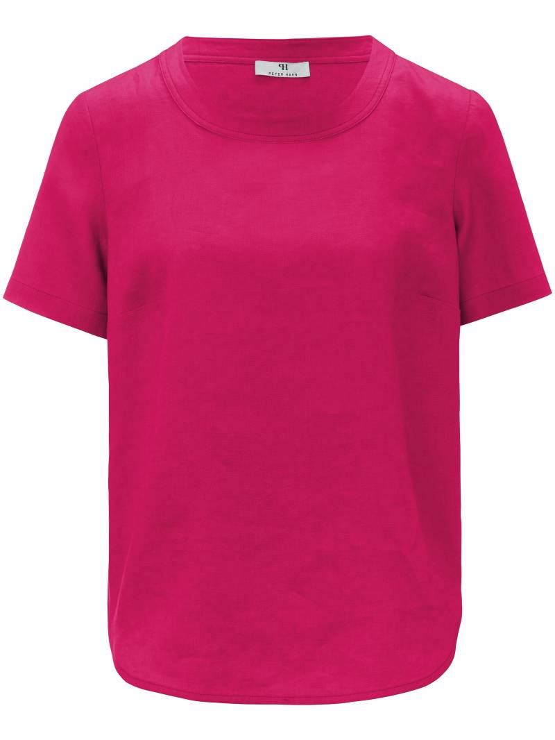 Blusen-Shirt zum Schlupfen aus 100% Leinen Peter Hahn pink Größe: 48 von Peter Hahn