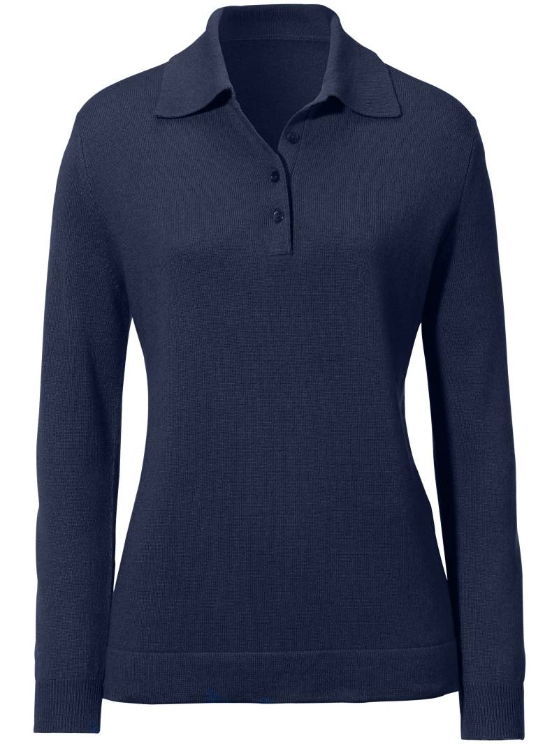 Polo-Pullover Modell Pia Peter Hahn blau Größe: 40 von Peter Hahn