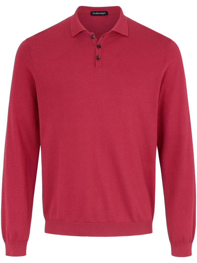 Polo-Pullover aus 100% Pima-Baumwolle Peter Hahn rot Größe: 58 von Peter Hahn