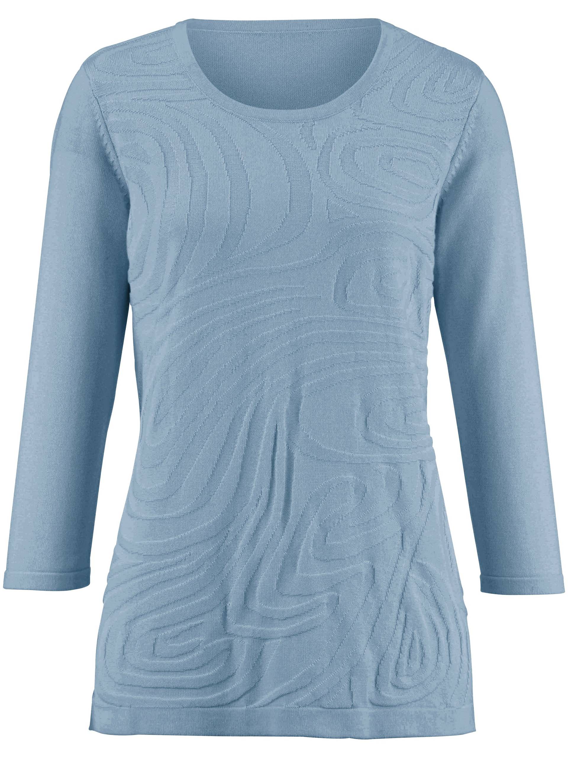 Rundhals-Pullover 3/4-Arm Peter Hahn blau Größe: 44 Rundhals-Pullover 3/4-Arm Peter Hahn blau Größe: 44 von Peter Hahn
