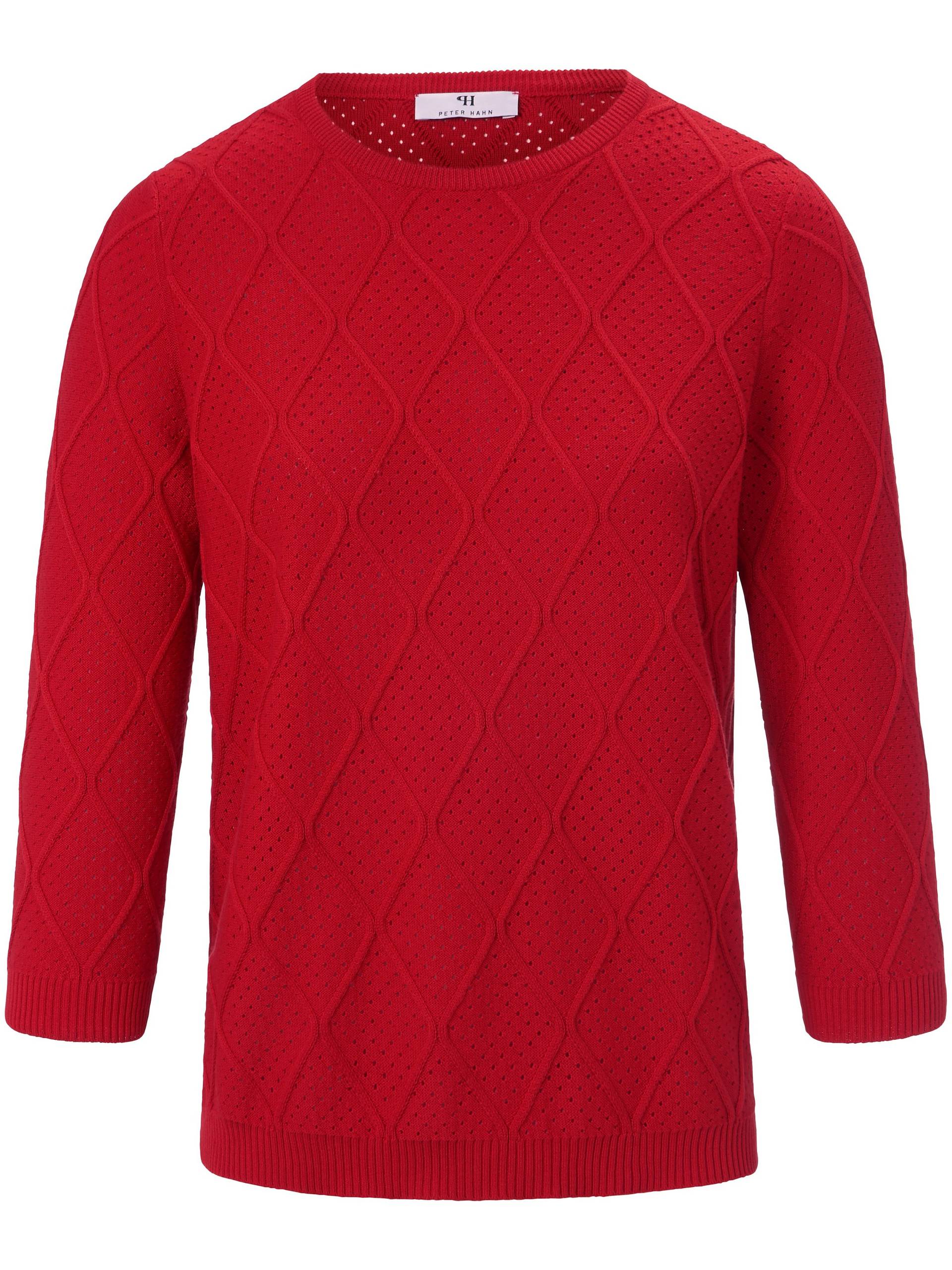 Rundhals-Pullover 3/4-Arm Peter Hahn rot Größe: 48 Rundhals-Pullover 3/4-Arm Peter Hahn rot Größe: 48 von Peter Hahn