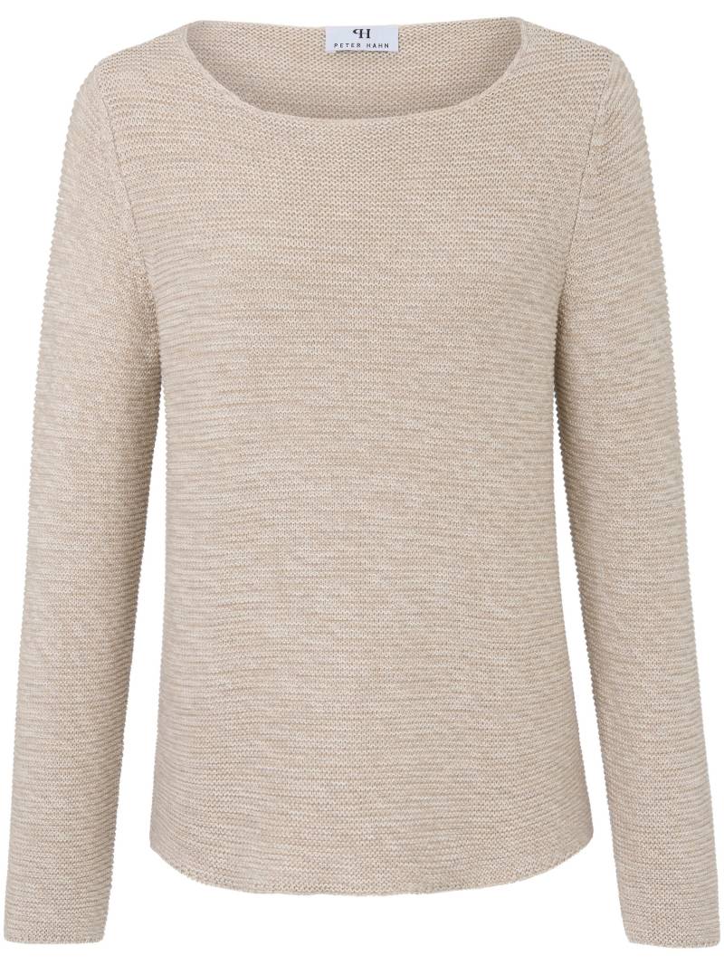 Rundhals-Pullover Peter Hahn beige Größe: 52 von Peter Hahn