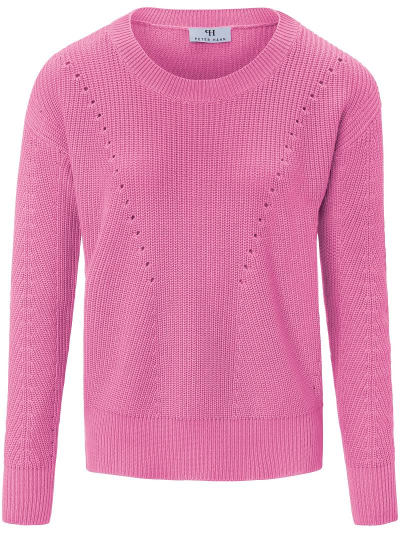 Rundhals-Pullover Peter Hahn pink Größe: 36 von Peter Hahn