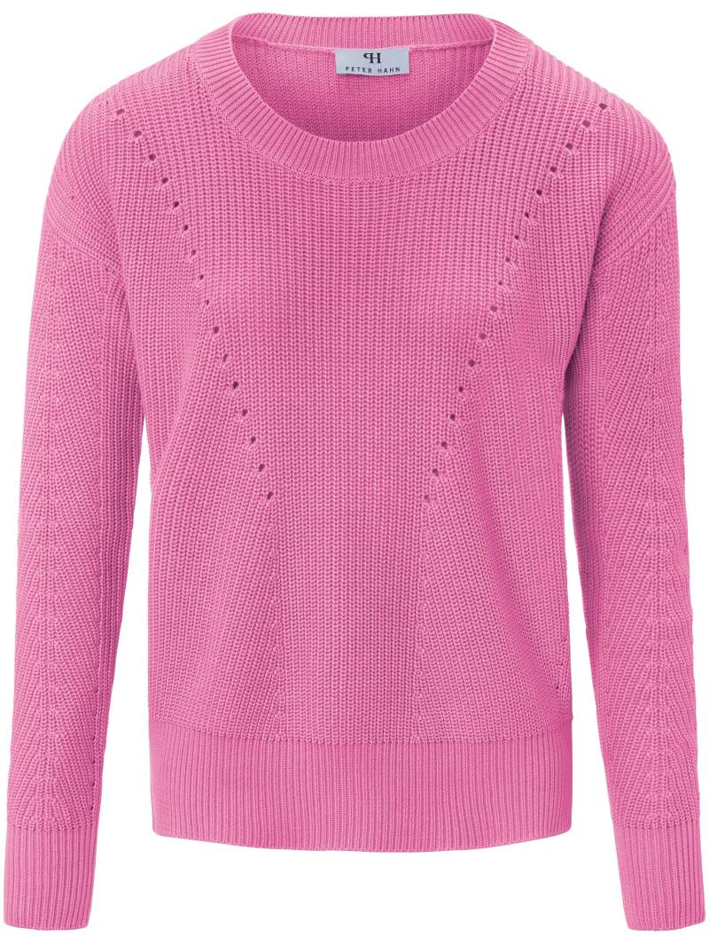 Rundhals-Pullover Peter Hahn pink Größe: 48 von Peter Hahn